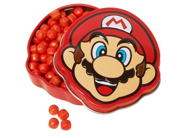 Mario Brick Breakin Candy 1 stk metallboks fylt med mario godteri